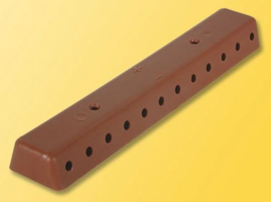 Picture of distribution terminal, brown 2 x 12-pole 2 pieces 