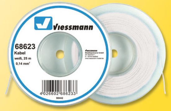 Picture of Spool of wire, 25 meters, 0.14mm diameter, white