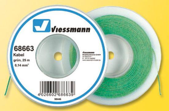 Picture of Spool of wire, 25 meters, 0.14mm diameter, green
