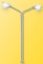 Picture of TT Curved street lamp, double light