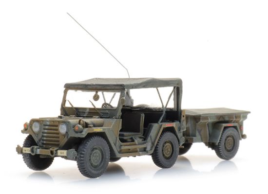 Picture of US M151 jeep + M416 trailer MERDC