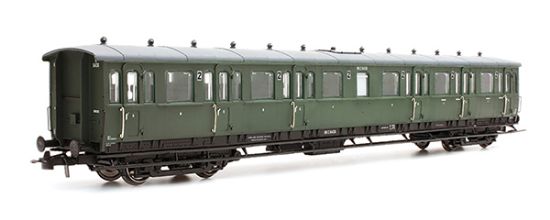 Picture of Dutch compartment coach C12c C6436 green, 2nd class, 1947