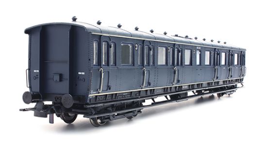 Picture of Dutch compartment coach C12c B6443 blue, 3rd class, 1954