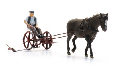 Picture of Mower bar with horse + figure