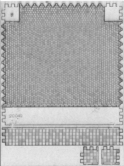 Picture of Cobblestone road junction 90 degrees