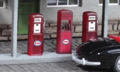 Picture of 2 petrol pumps and 1 oil cabinet