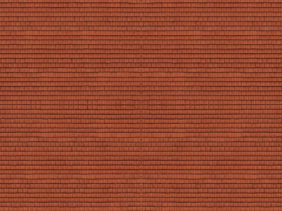 Picture of 3D Cardboard Sheet Roof Tile, red