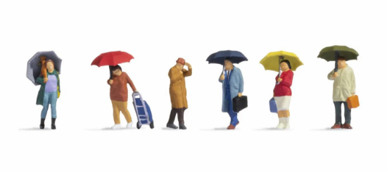 Picture of People in the Rain