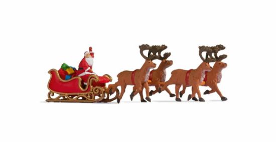 Picture of Santa Claus with Sleigh