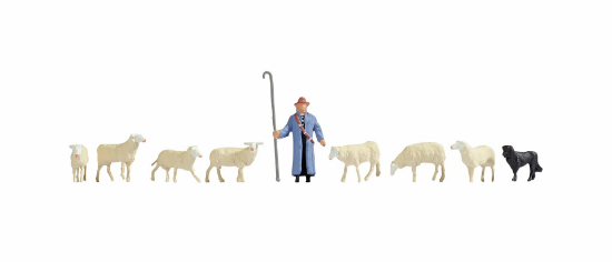 Picture of Sheep and Shepherd