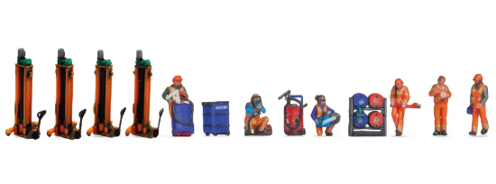 Picture of Themed Figures Set ‘Rail Depot’