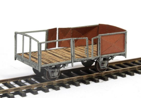 Picture of 15t coal car under construction. Stand model without function.