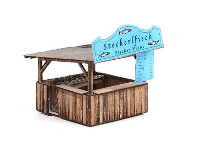 Picture of Fish stall on a stick with fish grill