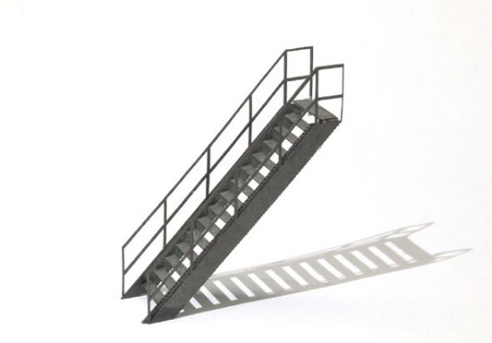 Picture of Industrial stairs with railings