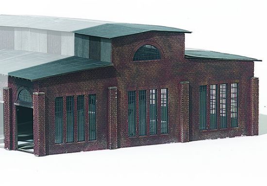 Picture of Locomotive shed 9° extension for ArtNr 005