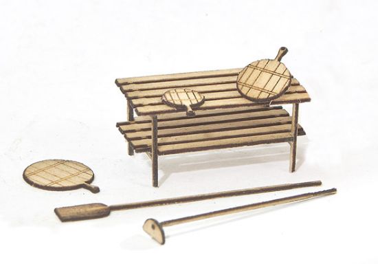 Picture of Oven accessories set (real wood)