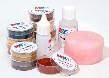 Picture of Pigment Paint (10) Set with primer and sponge