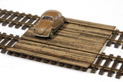 Picture of Plank level crossing (real wood)