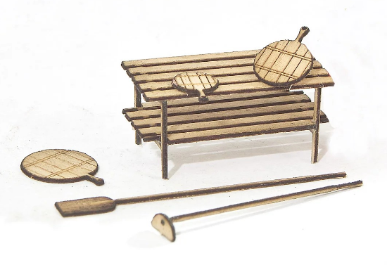 Picture of Oven Accessories Set (Real Wood)