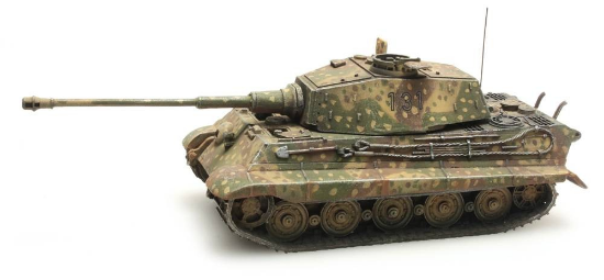 Picture of German WWII Tiger II Henschel Turret in Ambush Camo