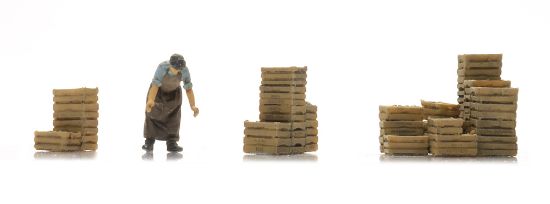 Picture of Market trader with crates