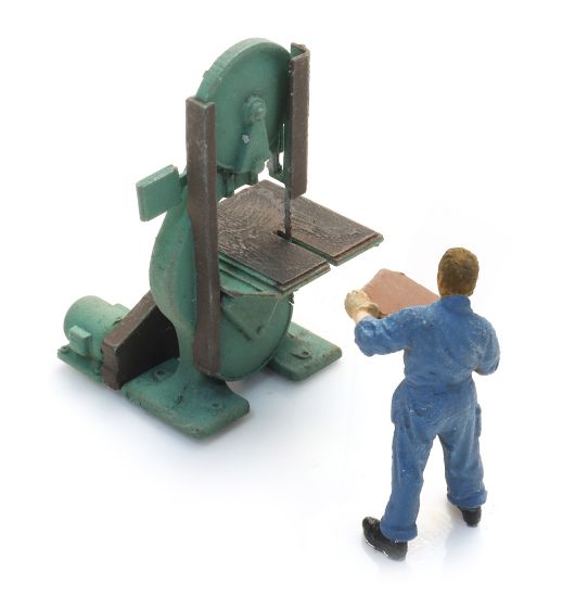 Picture of Band saw with figure