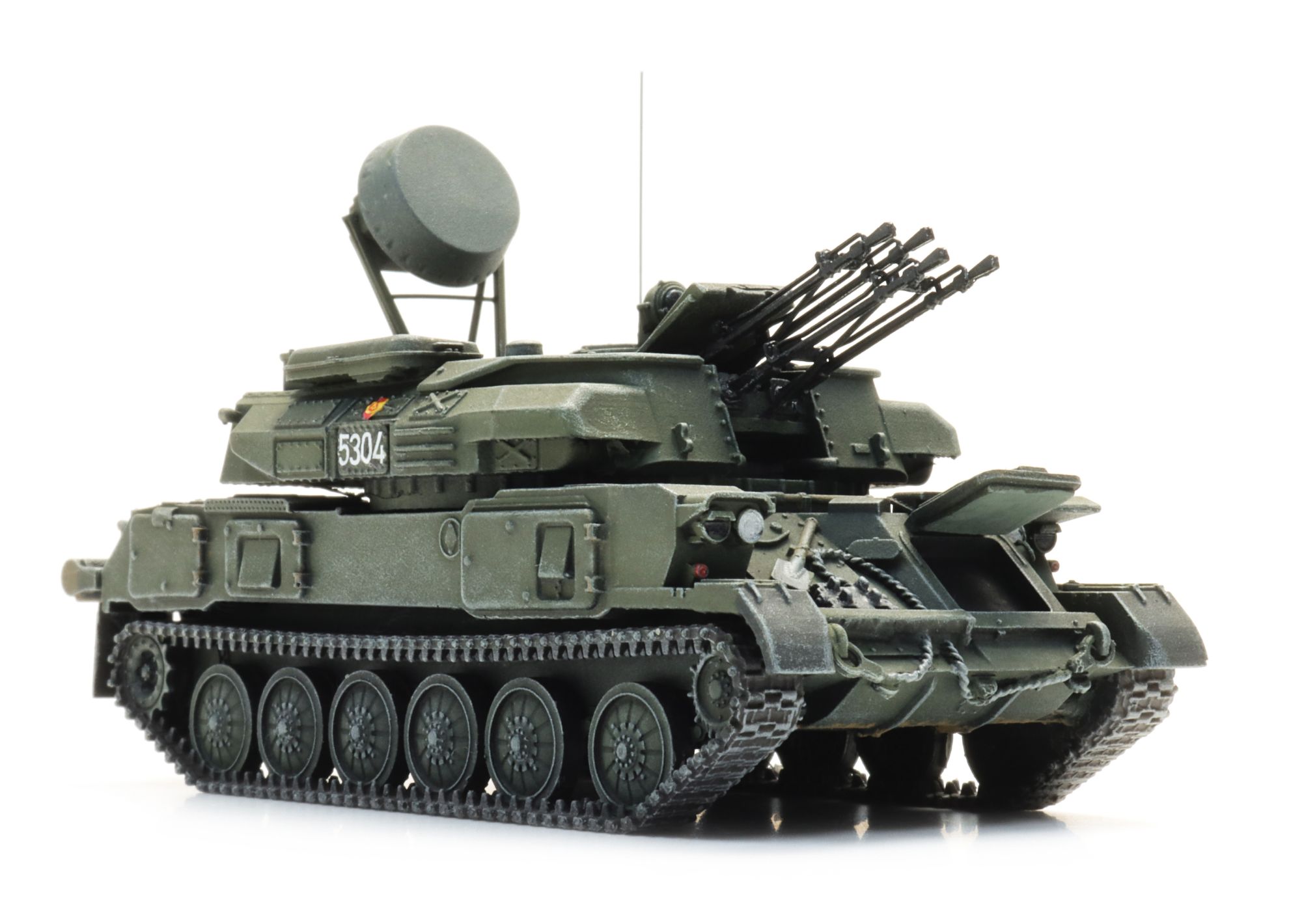 Shilka RoCo USA, Inc. DDR ZSU 23-4 Shilka Light Anti-Aircraft System 3-tone Camo