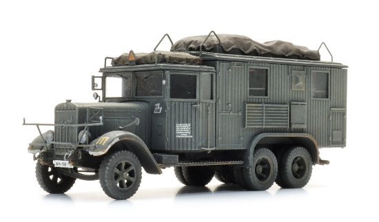 Picture of German WWII Henschel 33 Kfz.72 Radio Truck