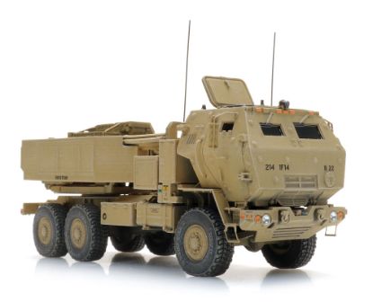 Picture of US M142 HIMARS Armored Cab in Desert Camo
