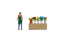Picture of Tiny-Scenes ‘Flower Stall’
