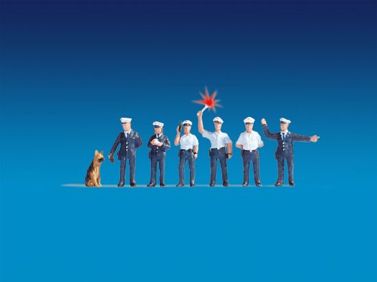 Picture of German Police Staff, illuminated