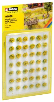 Picture of Grass Tufts "blooming", yellow