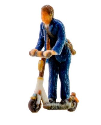 Picture of Man on E-Scooter