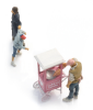 Picture of Candy floss cart with figures