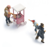 Picture of Candy floss cart with figures