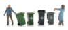 Picture of Four wheelie bins