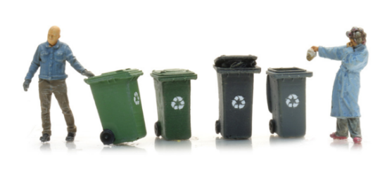 Picture of Four wheelie bins