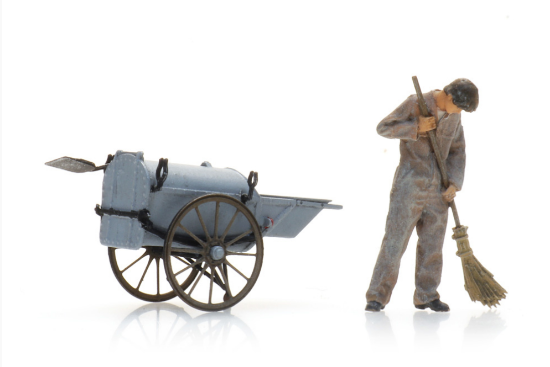 Picture of Streetsweeper with dustcart