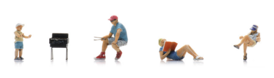 Picture of Camping life: barbeque (4x)