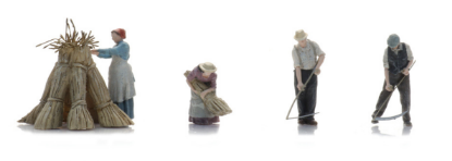 Picture of Wheat harvest with scythe