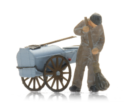 Picture of Streetsweeper with dustcart