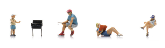 Picture of Camping life: barbeque (4x)