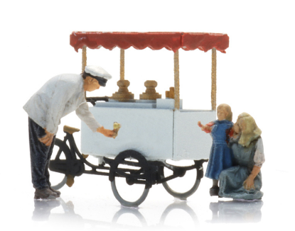 Picture of Ice cream vendor with an ice cream bike