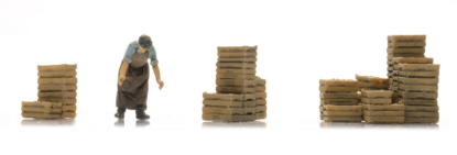 Picture of Market trader with crates