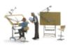 Picture of Draftsmen for drawing room (2x)