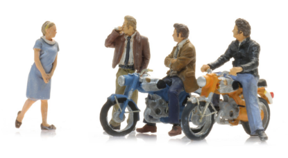 Picture of Moped greasers with Zündapp mopeds
