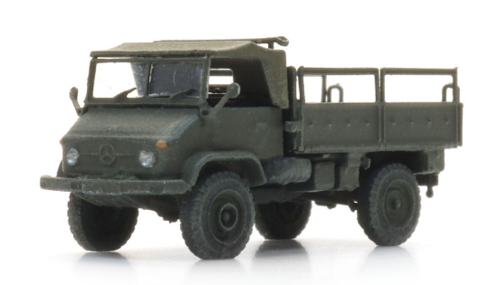 Picture of BRD Unimog 404s Pritsche offen gelboliv