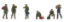 Picture of Conscripts on leave awaiting train