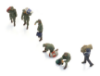 Picture of Conscripts on leave awaiting train