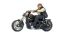 Picture of Chopper ridden by a Biker